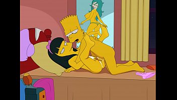 Simpsons Sex. Famous Toons Facial. Симпсоны. Секс Мардж и Гомэр. Порно Мультик